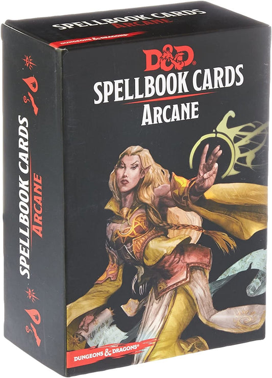 D&D Dungeons & Dragons Spellbook Cards Arcane