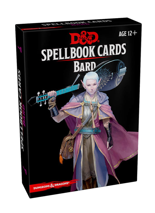 D&D Dungeons & Dragons Spellbook Cards Bard