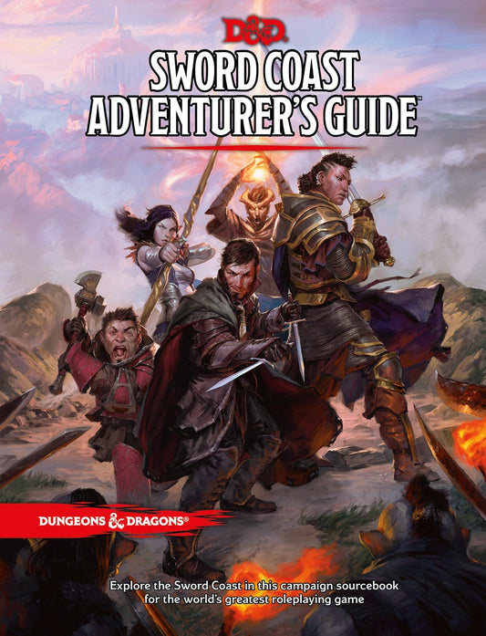 D&D Dungeons & Dragons Sword Coast Adventurers Guide Hardcover