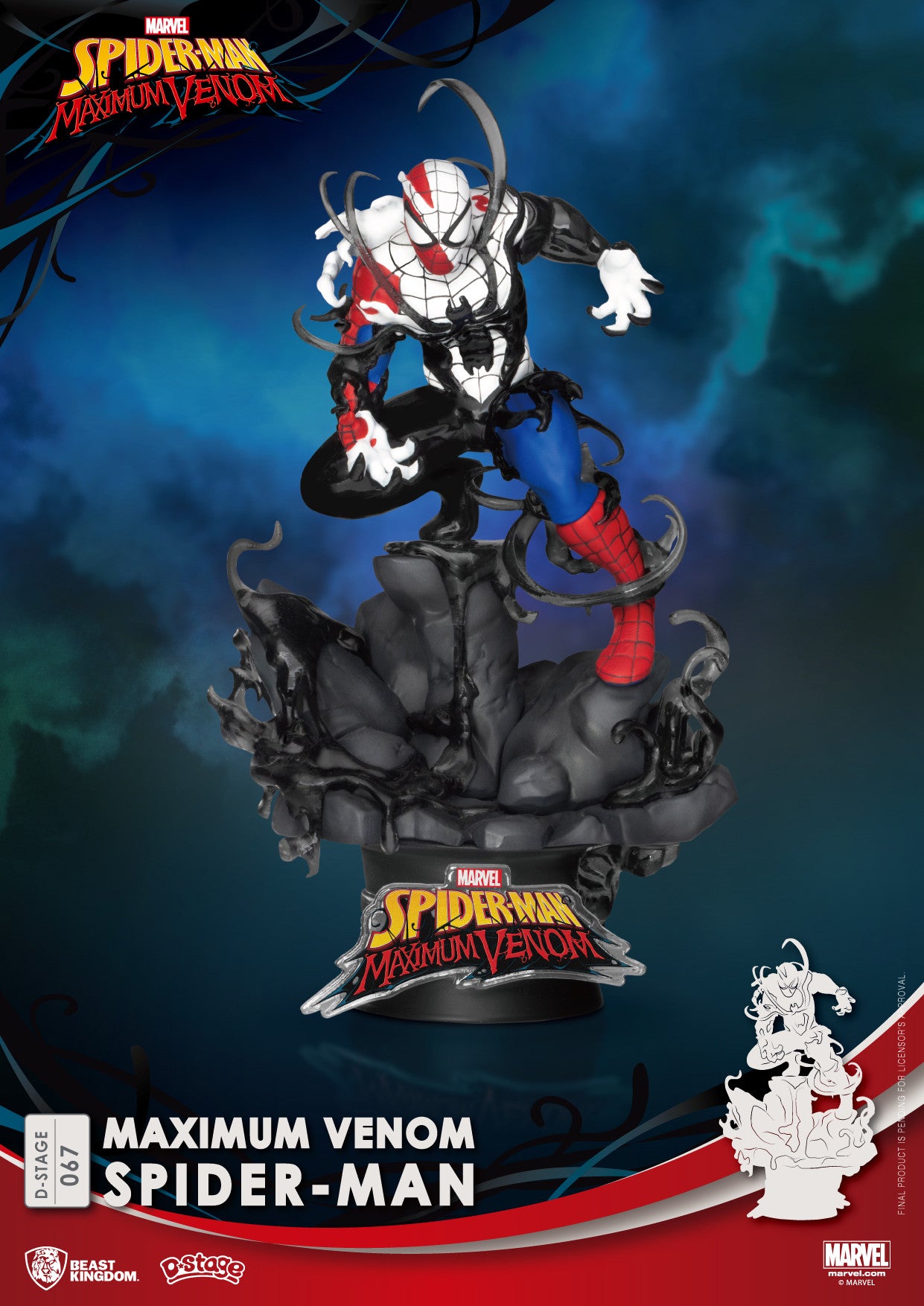 Beast Kingdom D Stage Maximum Venom Spider Man