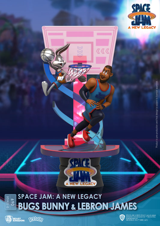 Beast Kingdom D Stage Space Jam a New Legacy Bugs Bunny & Lebron James