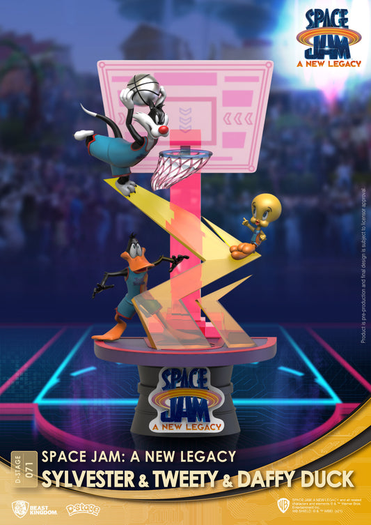 Beast Kingdom D Stage Space Jam a New Legacy Sylvester, Tweety & Daffy Duck