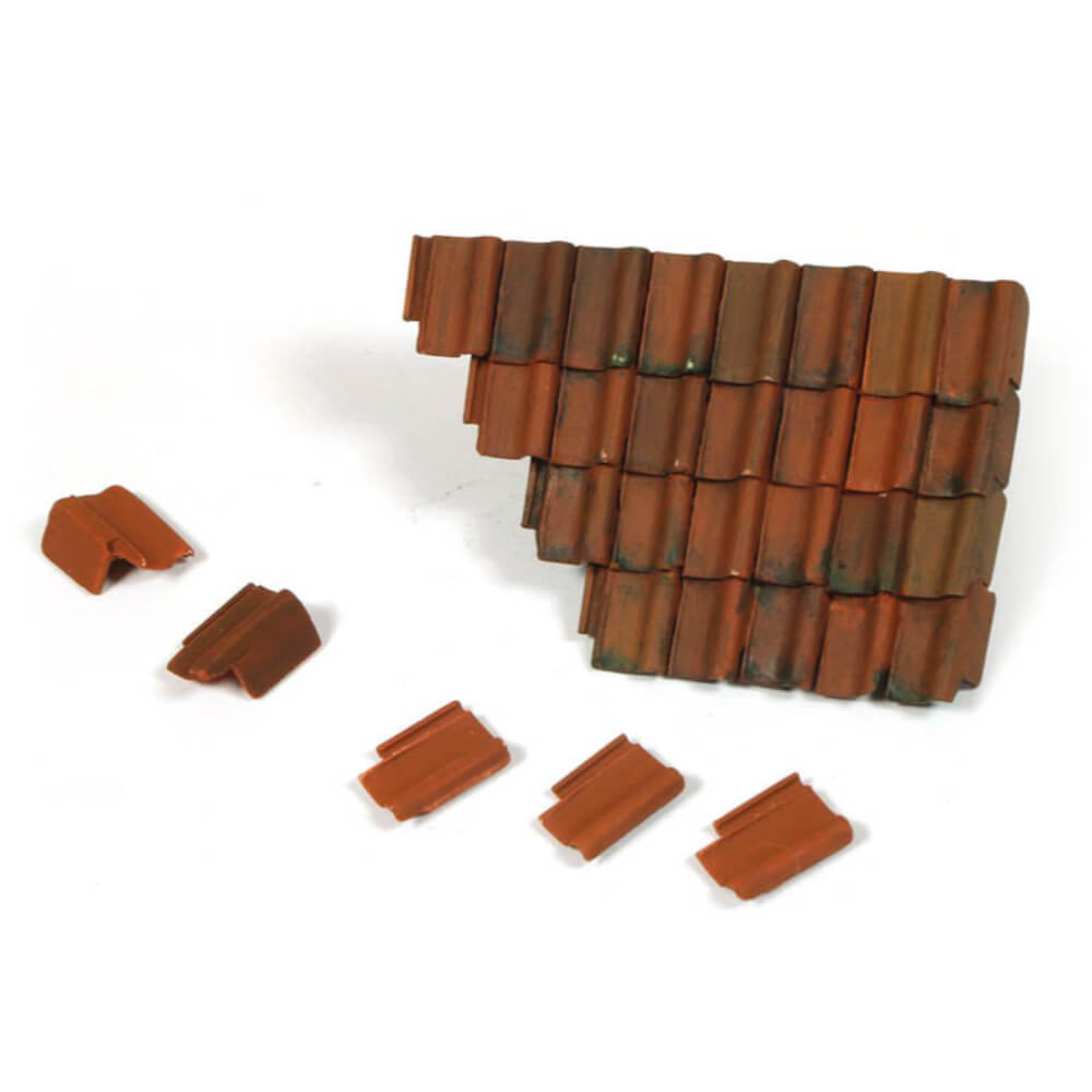 Vallejo Damaged Roof Section and Tiles Diorama Accessory - Ozzie Collectables