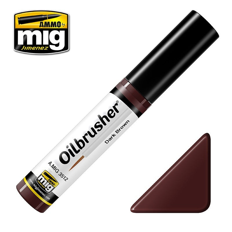 Ammo by MIG Oilbrusher Dark Brown