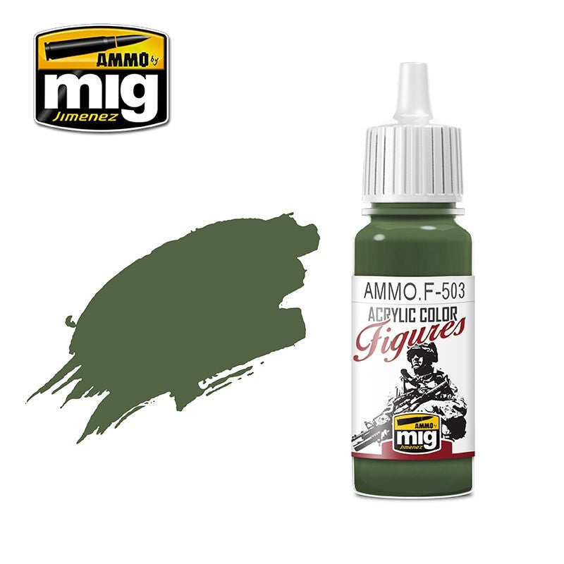 Ammo by MIG Figures Paints Dark Olive Green 17ml