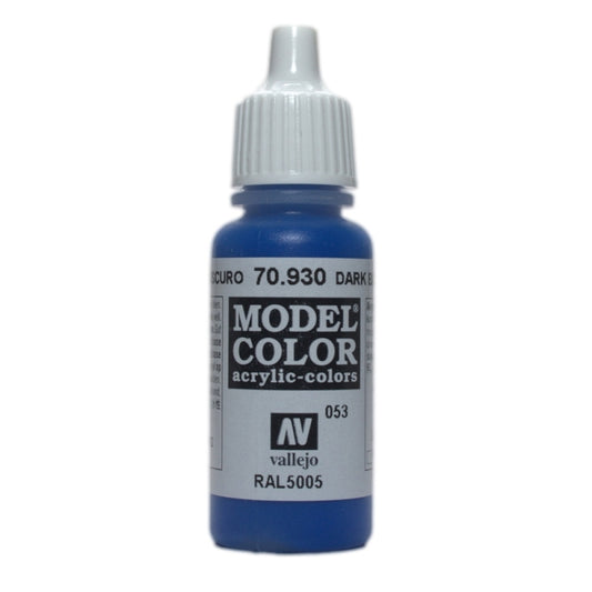 Vallejo Model Colour Dark Blue 17 ml - Ozzie Collectables