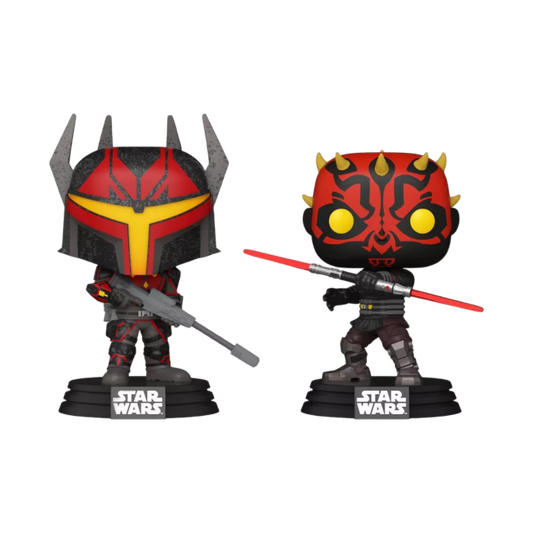 Star Wars: Clone Wars - Darth Maul & Gar Saxon US Exclusive Pop! Vinyl 2-Pack