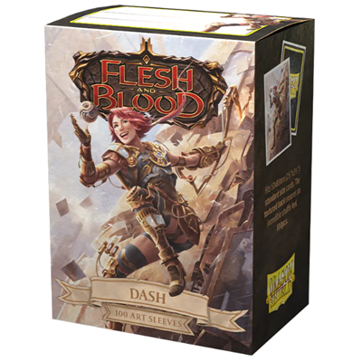 Sleeves - Dragon Shield - Box 100 - Matte Art - Flesh and Blood Dash, Inventor Extraordinaire