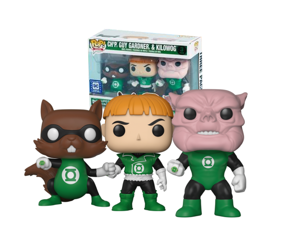 Ch'p, Guy Gardner and Kilowog - DC Legion of Collectors US Exclusive 3-Pack Pop! Vinyl - Ozzie Collectables