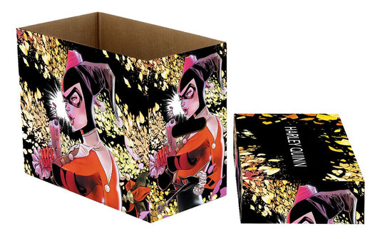 DC Comics Short Comic Book Storage Box – Harley Quinn Flower