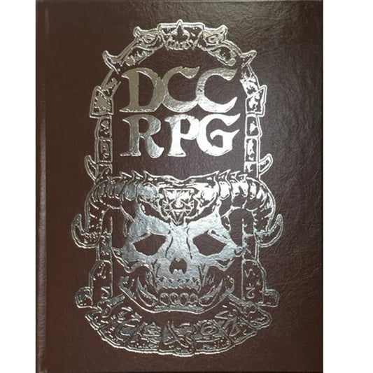 DCC RPG: Dungeon Crawl Classics Core Rulebook—Demon Skull Monster Hide Edition