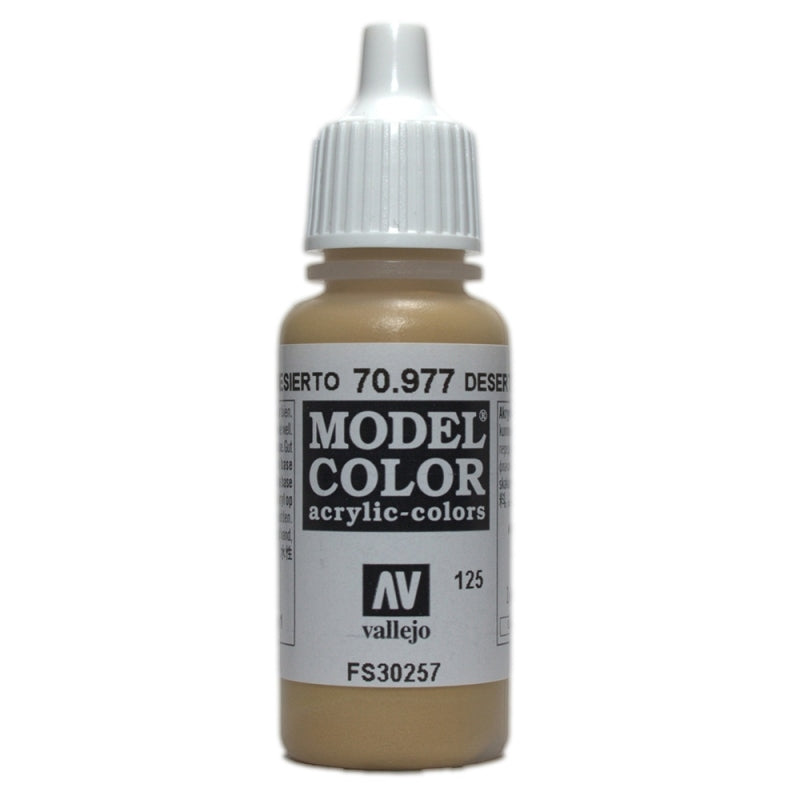 Vallejo Model Colour Desert Yellow 17 ml - Ozzie Collectables