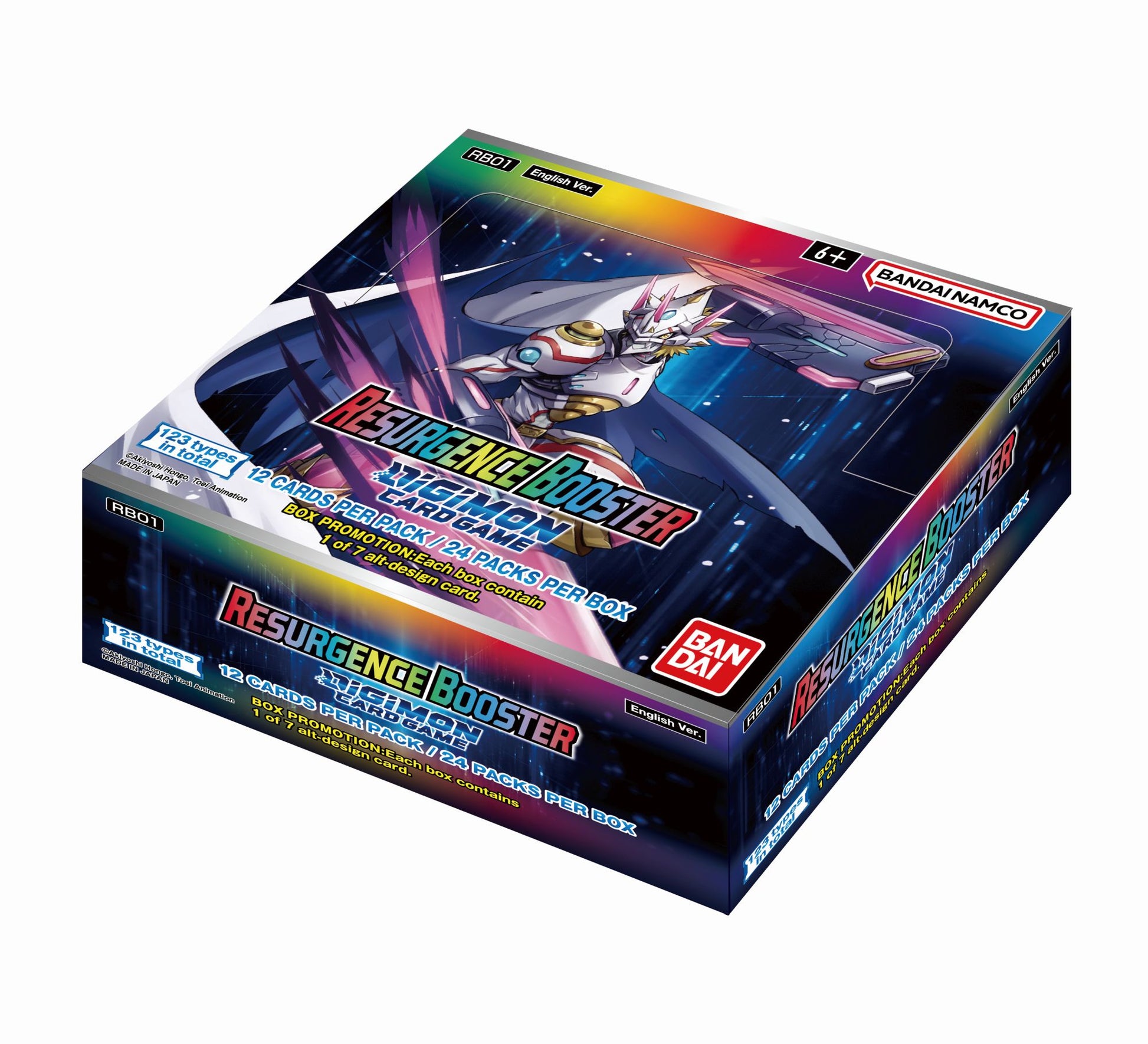 Digimon Card Game Resurgence Booster Display (RB01)