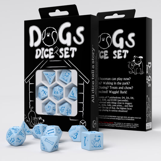 Q Workshop Dogs Dice Set - Max Dice Set 7