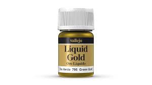 Vallejo Model Colour Metallic Liquid Green Gold (Alcohol Base) 35 ml - Ozzie Collectables