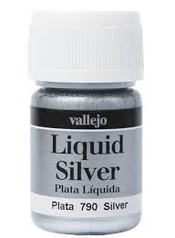 Vallejo Model Colour Metallic Liquid Silver (Alcohol Base) 35 ml - Ozzie Collectables