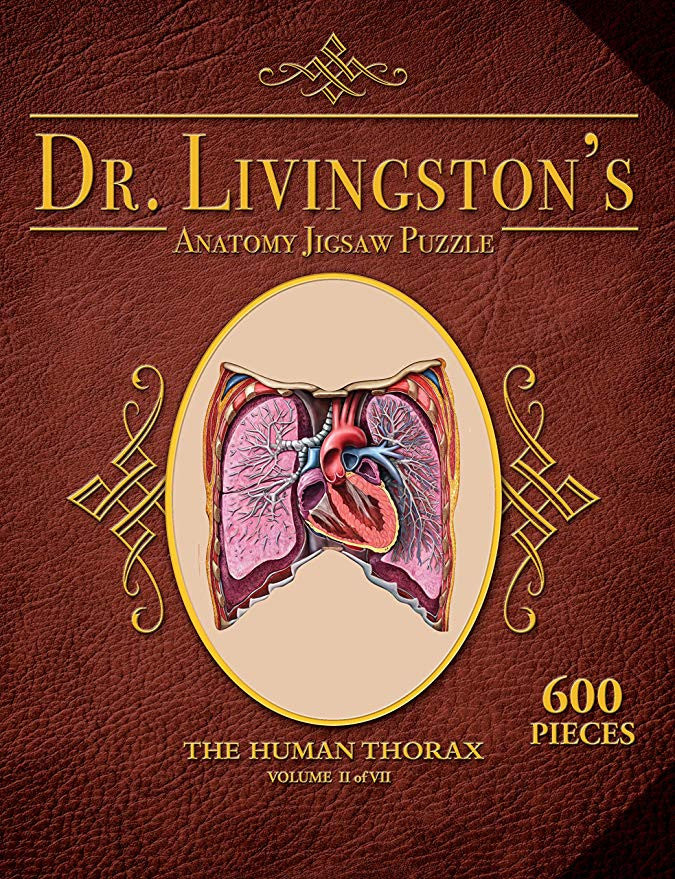 Dr. Livingston's Anatomy the Human Thorax Puzzle 600 pieces