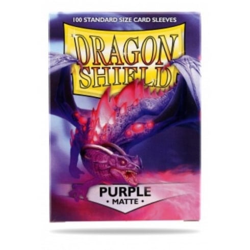 Sleeves - Dragon Shield - Box 100 - Purple MATTE - Ozzie Collectables