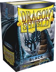 Sleeves - Dragon Shield - Box 100 - Black - Ozzie Collectables