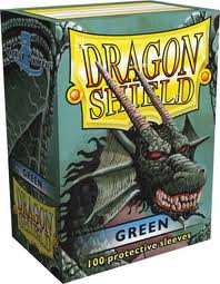 Sleeves - Dragon Shield - Box 100 Green - Ozzie Collectables