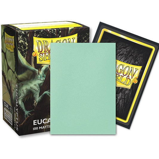Sleeves - Dragon Shield - Box 100 - Standard Size Dual Matte Eucalyptus Green Lehel
