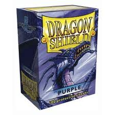 Sleeves - Dragon Shield - Box 100 - Purple - Ozzie Collectables