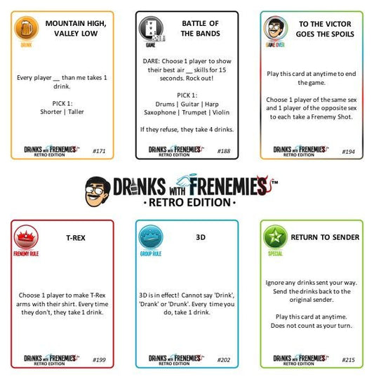 Drink with Frenemies Retro Edition