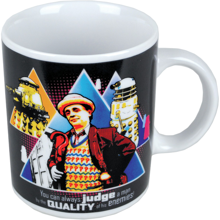 Doctor Who - Seventh Doctor "Judge A Man by the Quality of his Enemies" Quote Boxed Mug - Ozzie Collectables