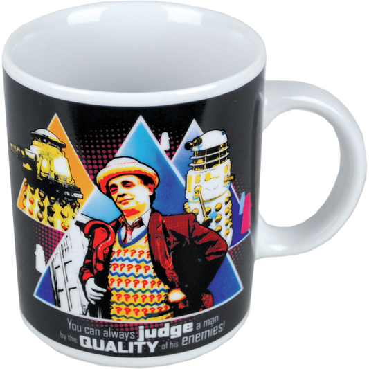 Doctor Who - Seventh Doctor "Judge A Man by the Quality of his Enemies" Quote Boxed Mug - Ozzie Collectables