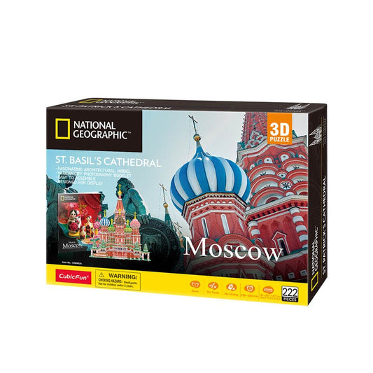 3D Puzzles - National Geographic Moscow - St. Basil's Cathedral