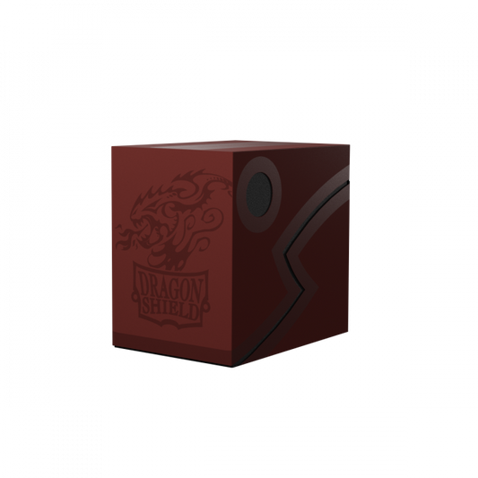 Deck Box Dragon Shield Revised Double Shell - Blood Red/Black