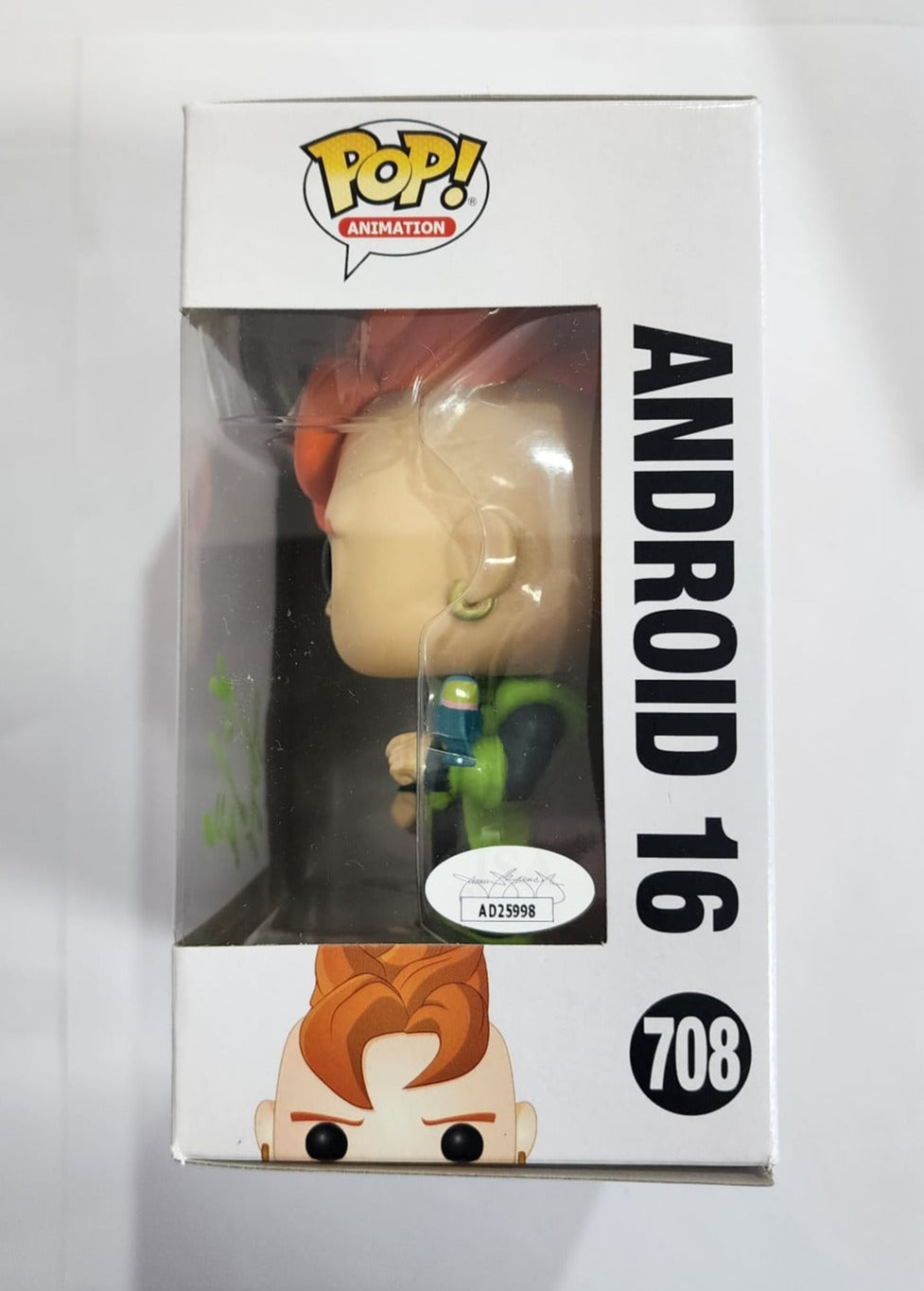 Dragon Ball Z - Android 16 #708 Signed Pop! Vinyl