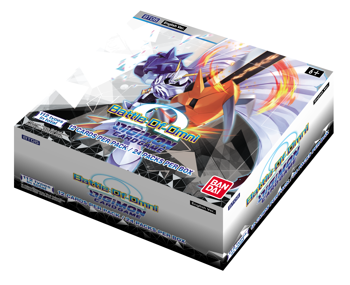 Digimon Card Game Series 05 Battle of Omni BT05 Booster Display