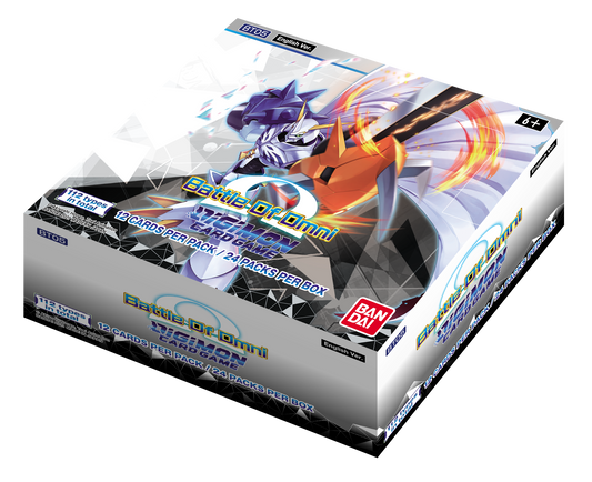 Digimon Card Game Series 05 Battle of Omni BT05 Booster Display