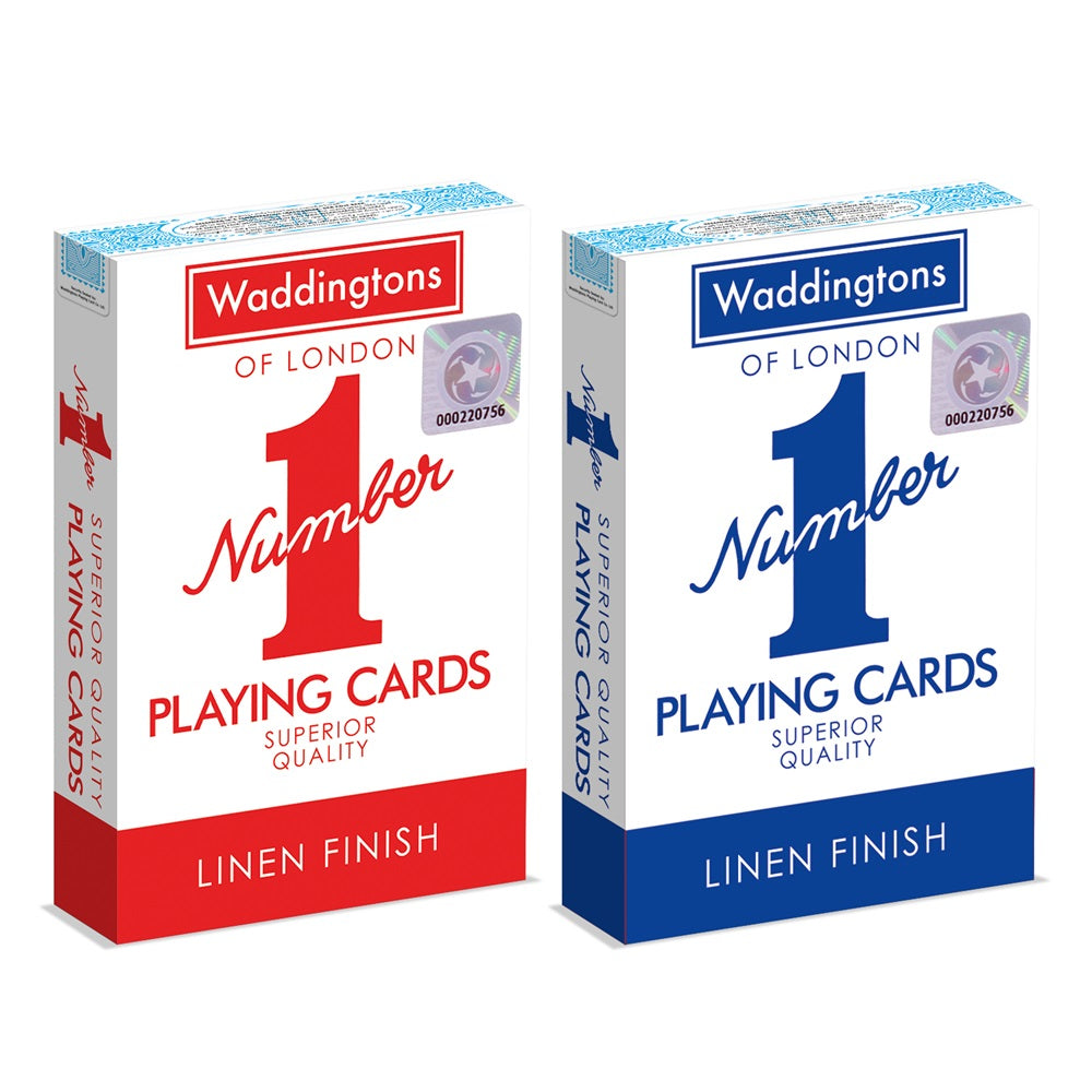 Waddingtons No. 1 of London: Playing Cards: Blue & Red