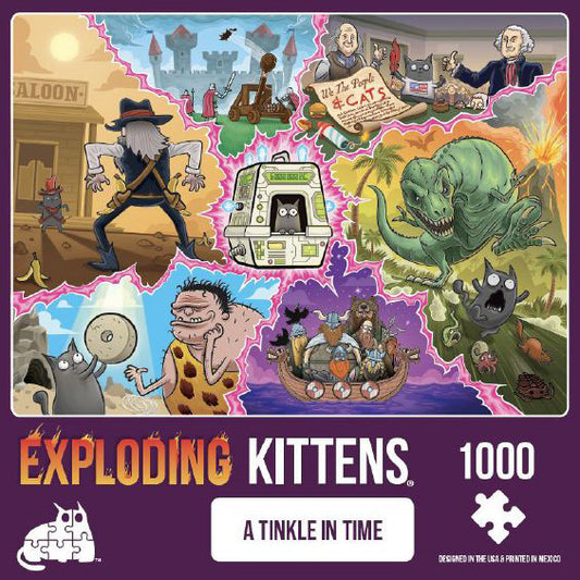 Exploding Kittens Puzzle A Tinkle In Time 1,000 pieces
