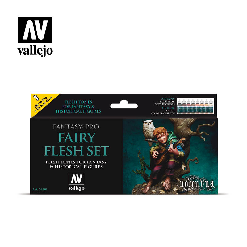 Vallejo Game Colour - Fairy Flesh 8 Colour Set