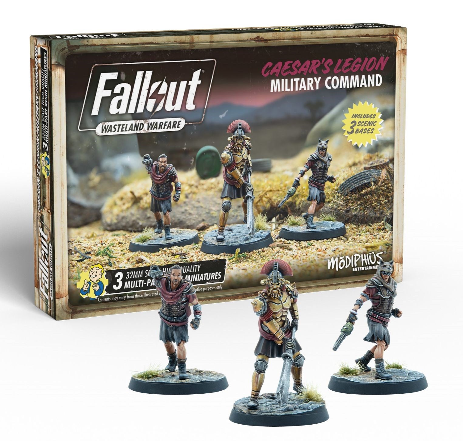 Fallout Wasteland Warfare Miniatures - Casesars Legion Military Command