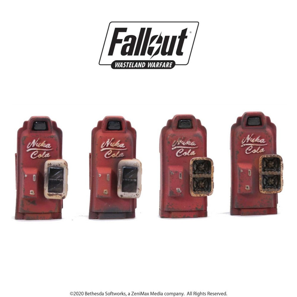Fallout Wasteland Warfare Terrain Expansion Nuka Cola Machines - Ozzie Collectables