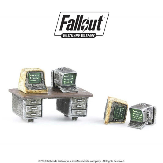 Fallout Wasteland Warfare Terrain Expansion Terminals - Ozzie Collectables