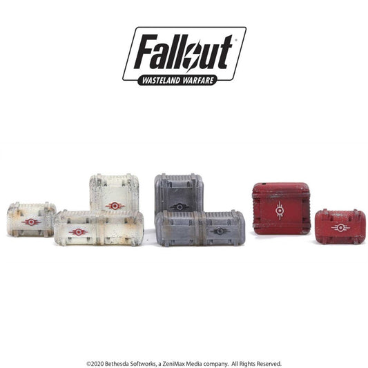 Fallout Wasteland Warfare Terrain Expansion Vault Tec Supplies - Ozzie Collectables