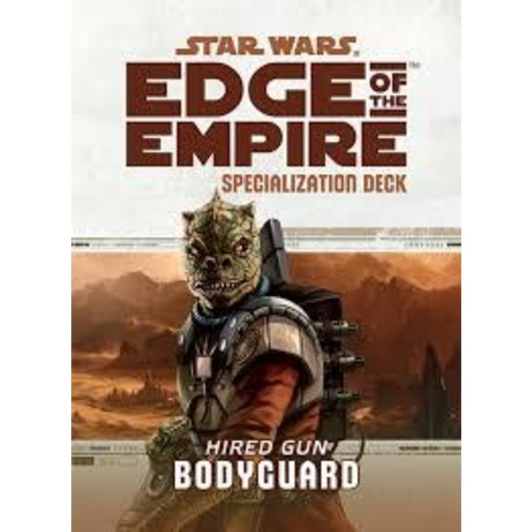 Star Wars RPG Edge of the Empire Bodyguard Specialisation