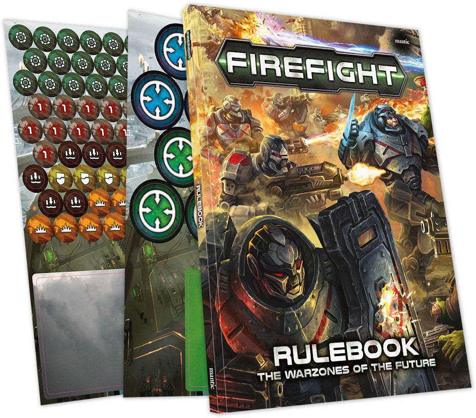 Firefight Command Protocols Book and Counter Set