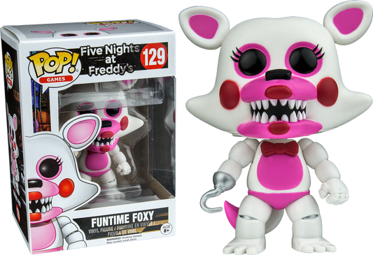 Funtime Foxy - Five Nights at Freddy's US Exclusive Pop! Vinyl #129 - Ozzie Collectables
