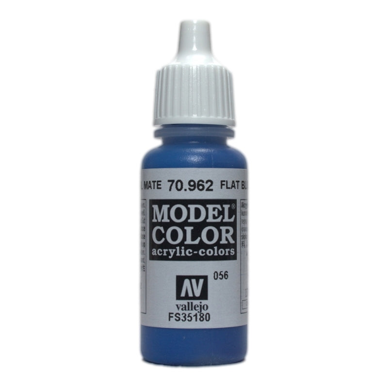 Vallejo Model Colour Flat Blue 17 ml - Ozzie Collectables