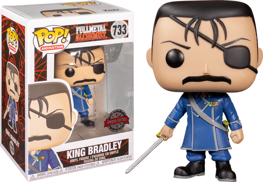 Full Metal Alchemist - King Bradley US Exclusive Pop! Vinyl - Ozzie Collectables