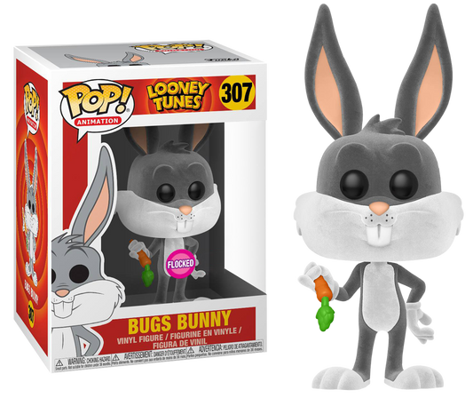 Looney Tunes - Bugs Bunny Flocked US Exclusive Pop! Vinyl [RS] - Ozzie Collectables