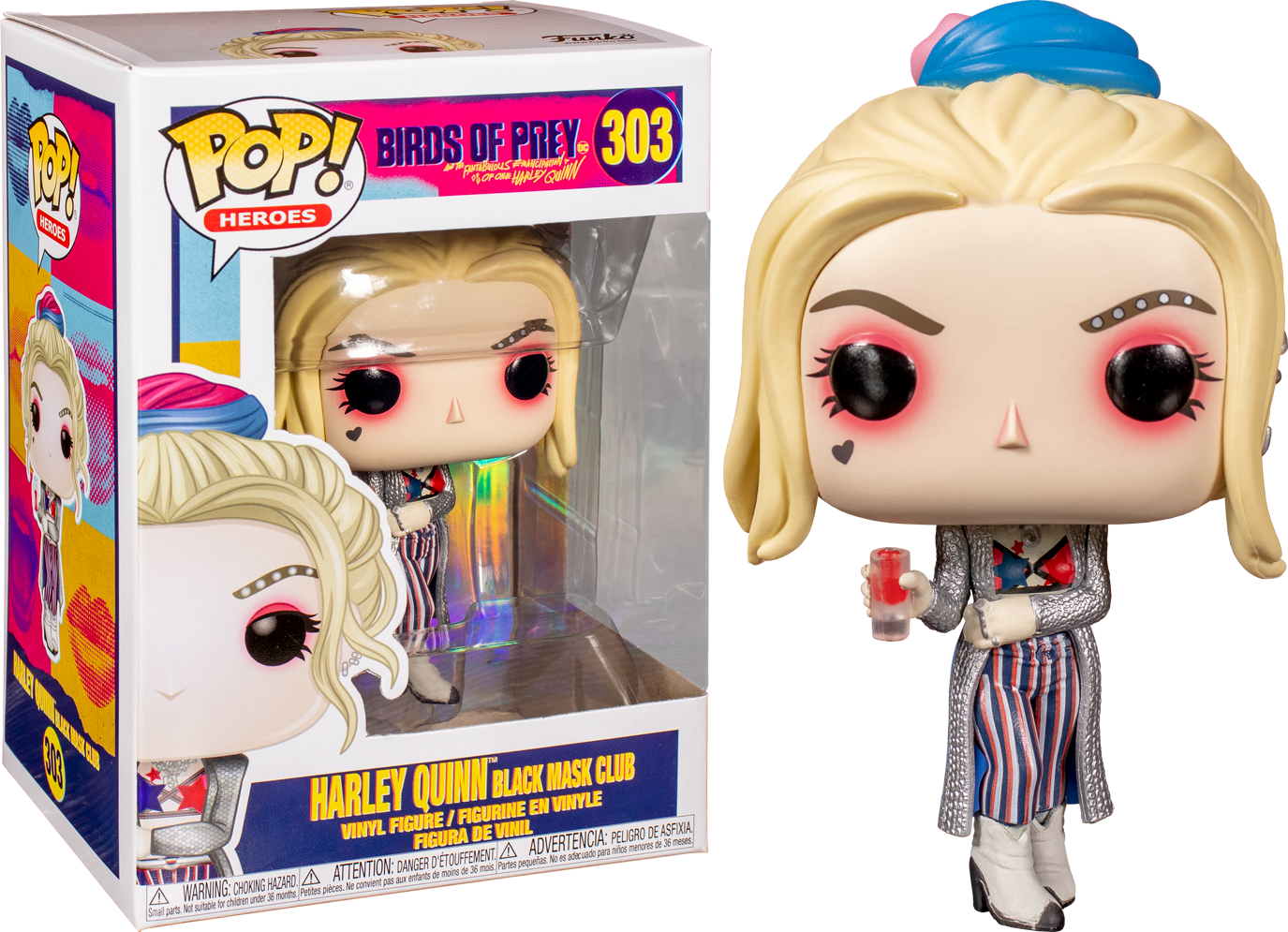 Birds of Prey - Harley Quinn Black Mask Club Pop! Vinyl #303