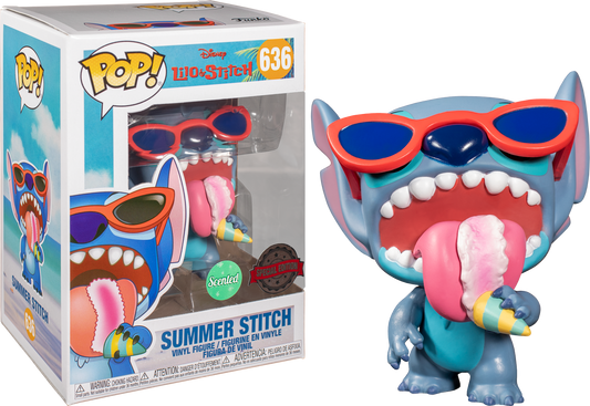 Lilo & Stitch - Stitch Summer Scented US Exclusive Pop! Vinyl - Ozzie Collectables