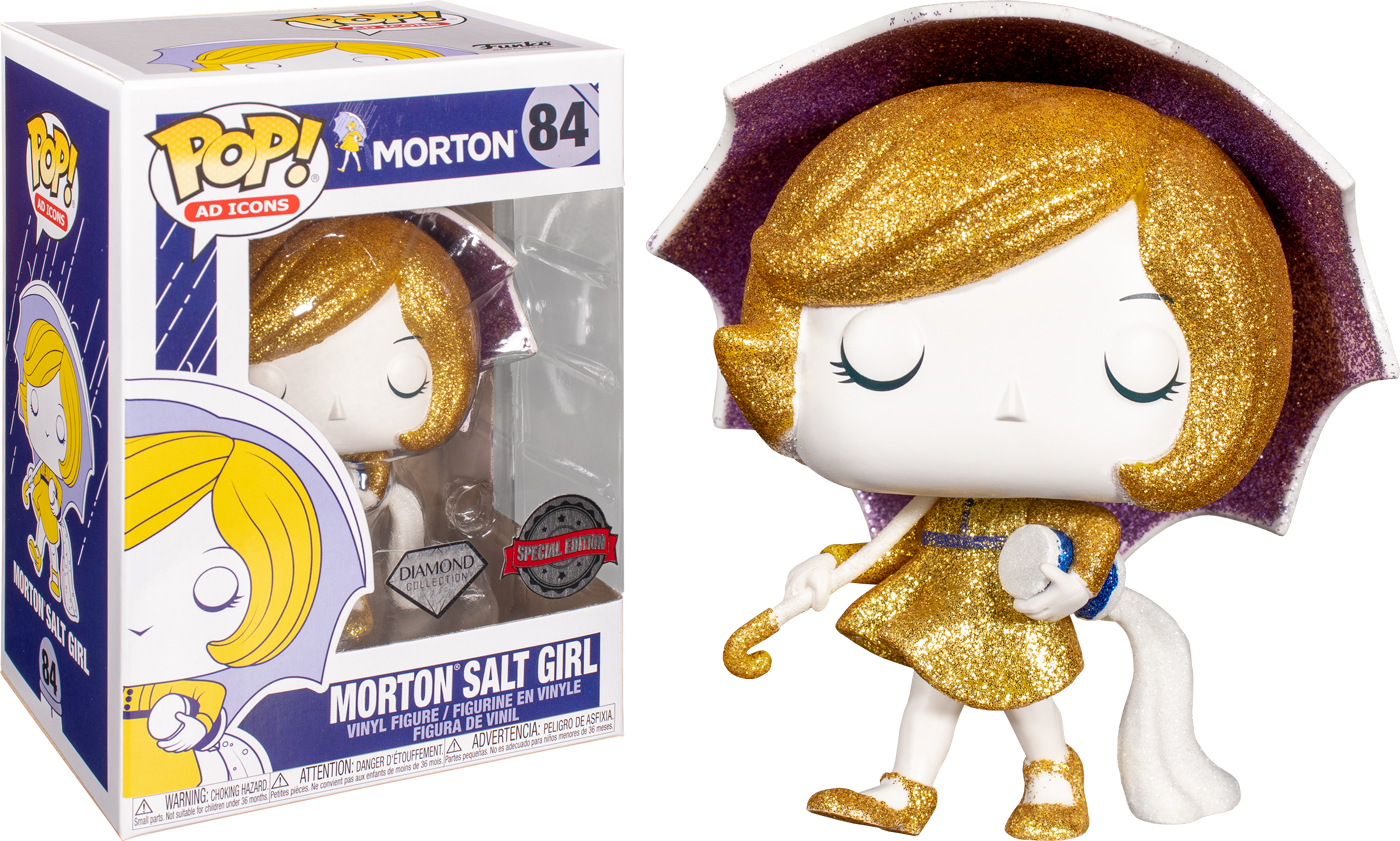 Ad Icons - Morton Salt Girl Diamond Glitter US Exclusive Pop! Vinyl - Ozzie Collectables